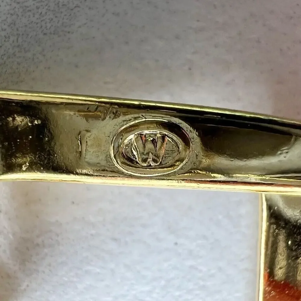 Vintage Gold Tone Simple Basic Belt Buckle for up to 1 Inch Belt